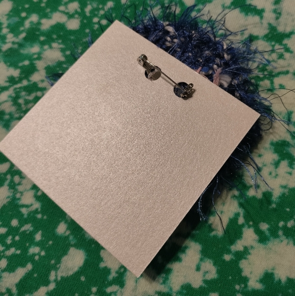 Trans Rights Crochet Pin - Picture 2 of 2